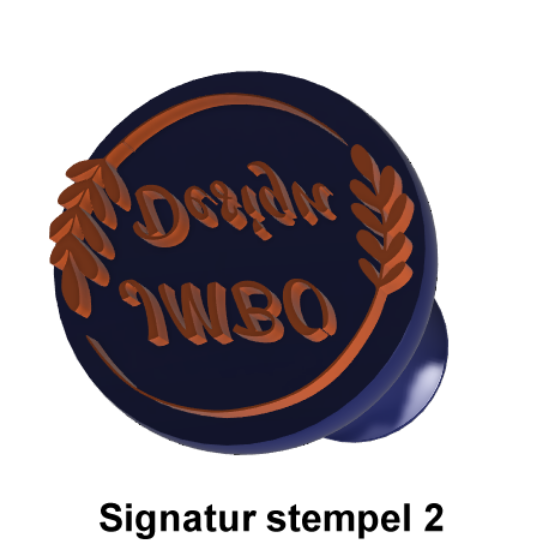Billede af Signatur Stempel Nr. 1