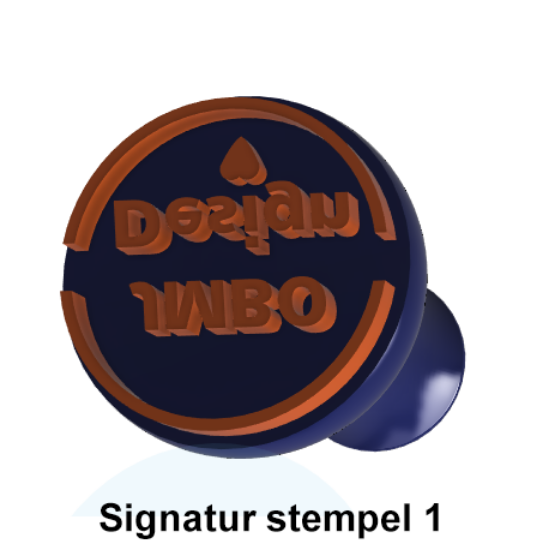 Billede af Signatur Stempel Nr. 1