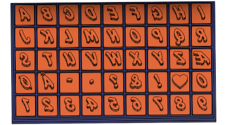 Billede til varegruppe Font Stempel Sæt 10mm